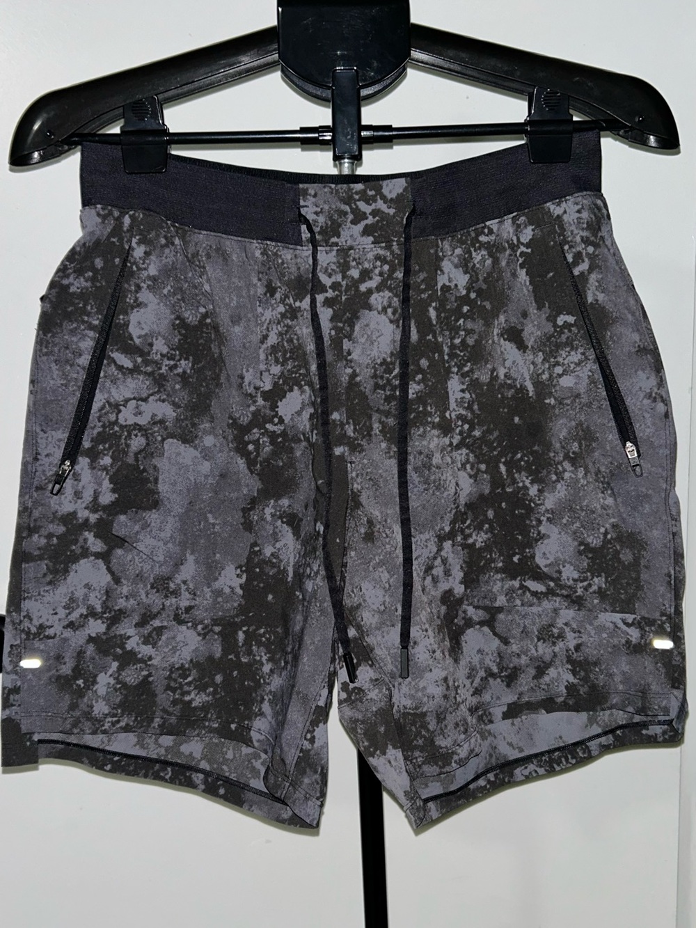 Men's Black & Gray Marbled Athletic Shorts lululemon
